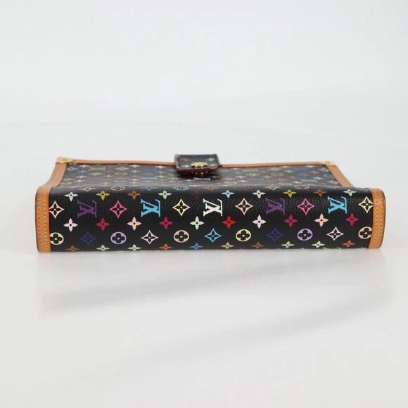 LOUIS VUITTON Multicolor Agenda GM Day Planner Cover Black R20893 Auth 135956V - Picture 7 of 16